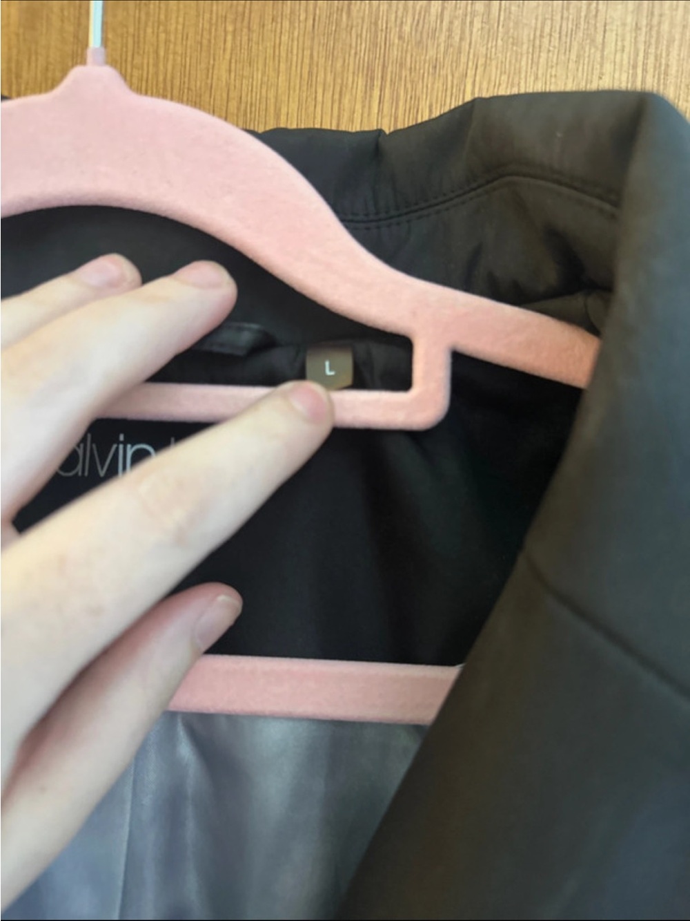 Calvin Klein Black Women's Trench Coat with Belt - Picture 4 of 6